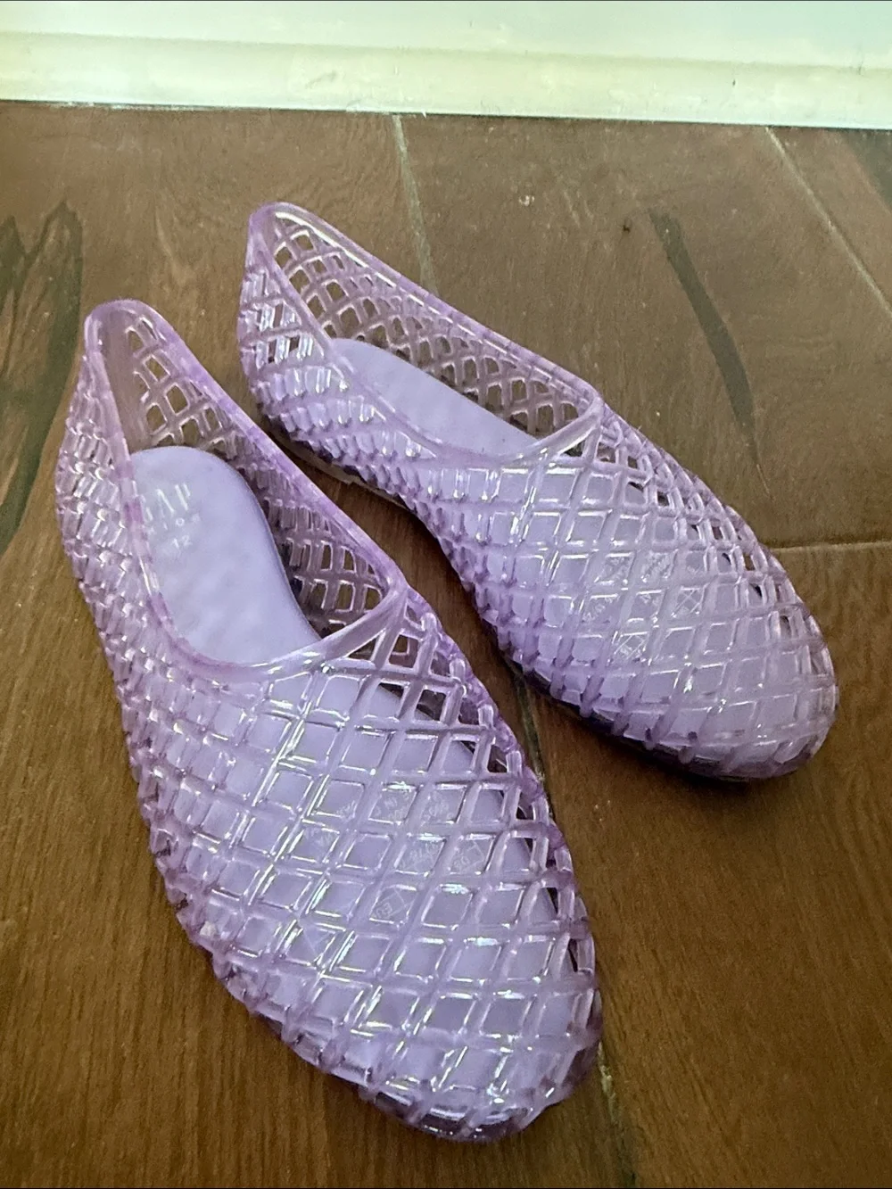 GAP Lavender Woven Jelly Flats - Kids